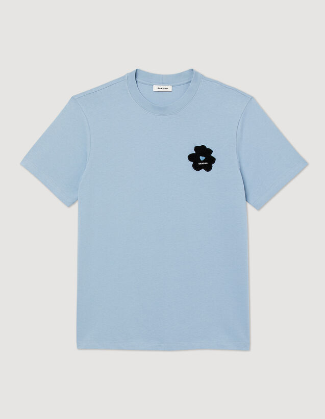Flower Patch T-Shirt : T-shirts & Polo shirts color Blue