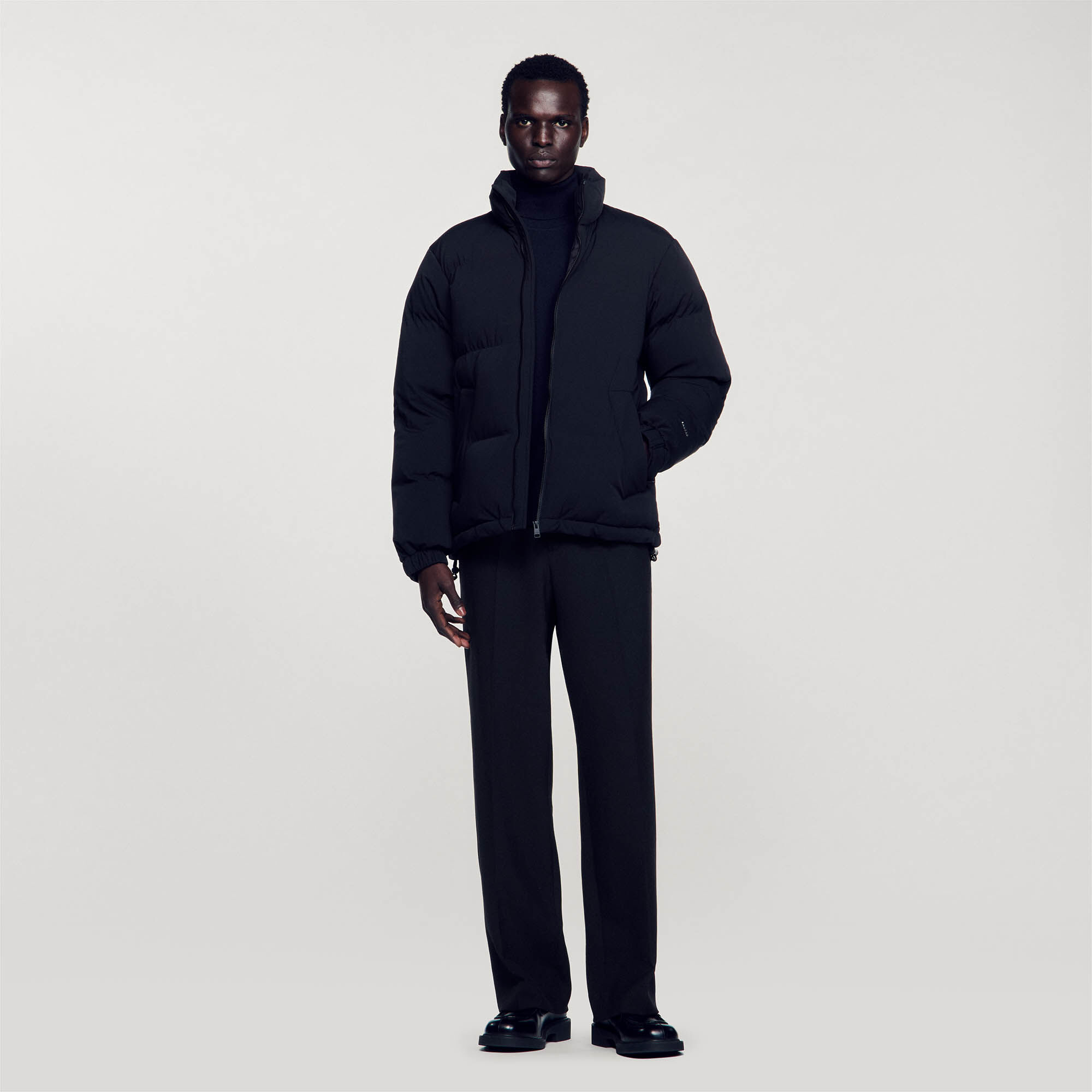 Oversized Puffer Jacket : Jackets & Coats color Black