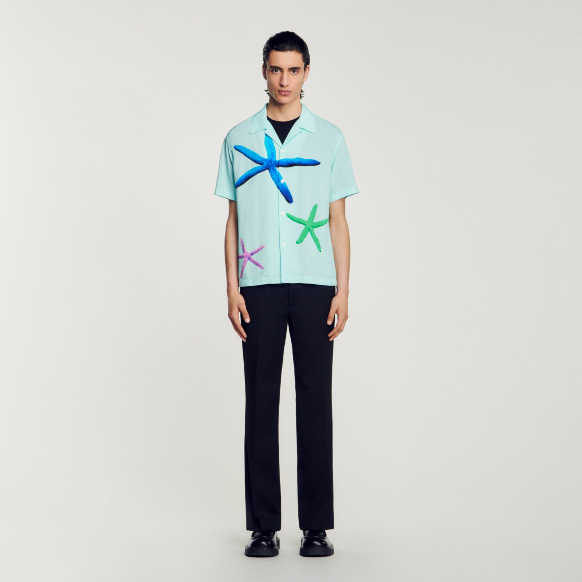 Starfish Printed Shirt - null - Sandro-paris.com