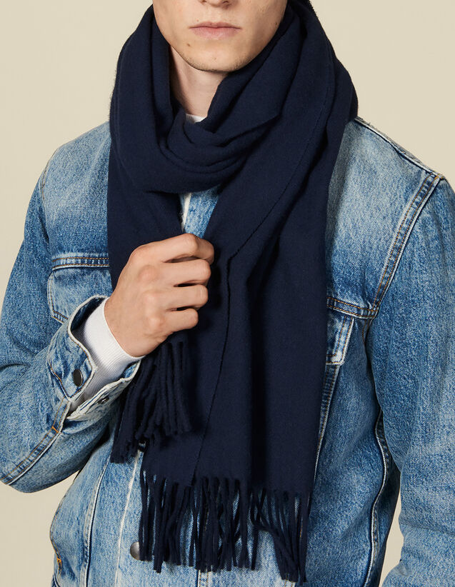 Wool And Cashmere Scarf - View All - Sandro-paris.com
