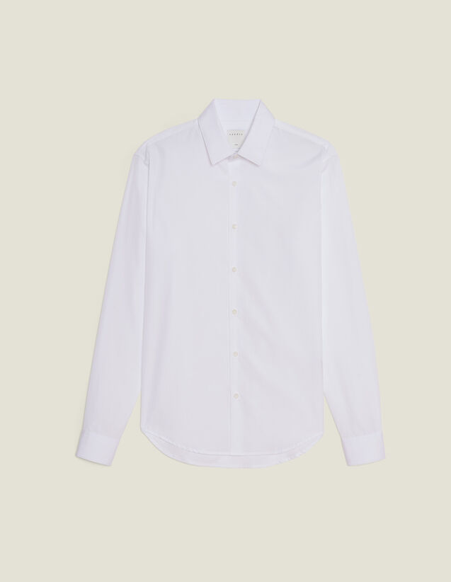 Cotton Shirt : Shirts color white