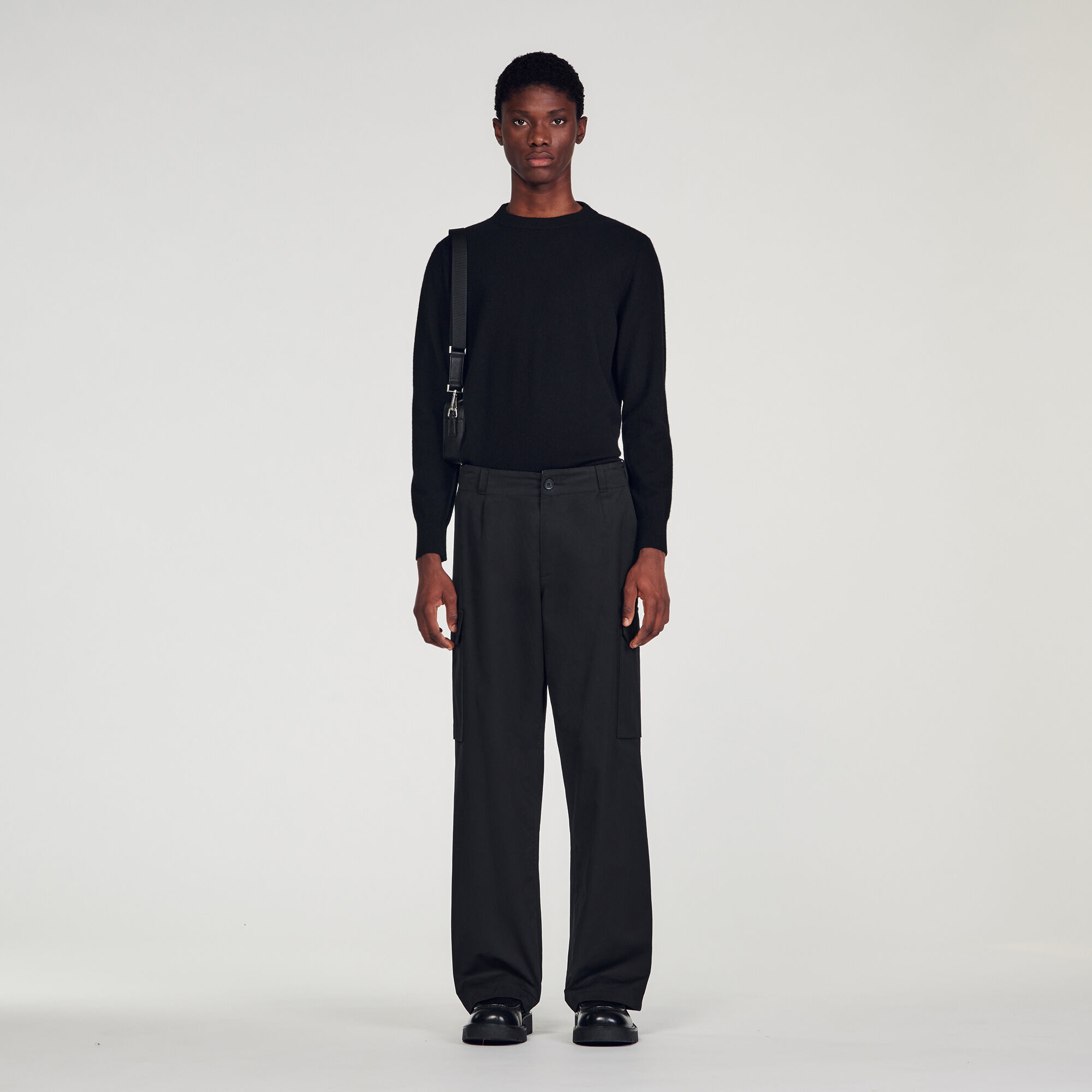 Cargo Trousers : Pants & Shorts color Black