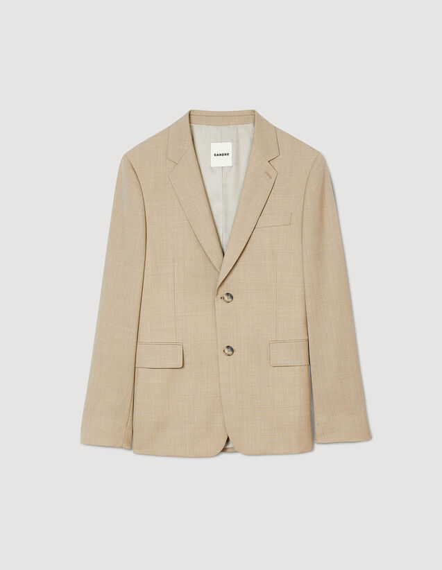 Suit Jacket : Suits & Tuxedos color Taupe
