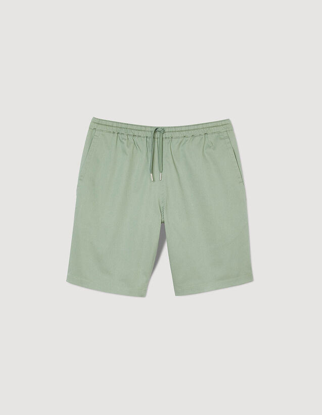 Cotton Shorts : Pants & Shorts color Ecru