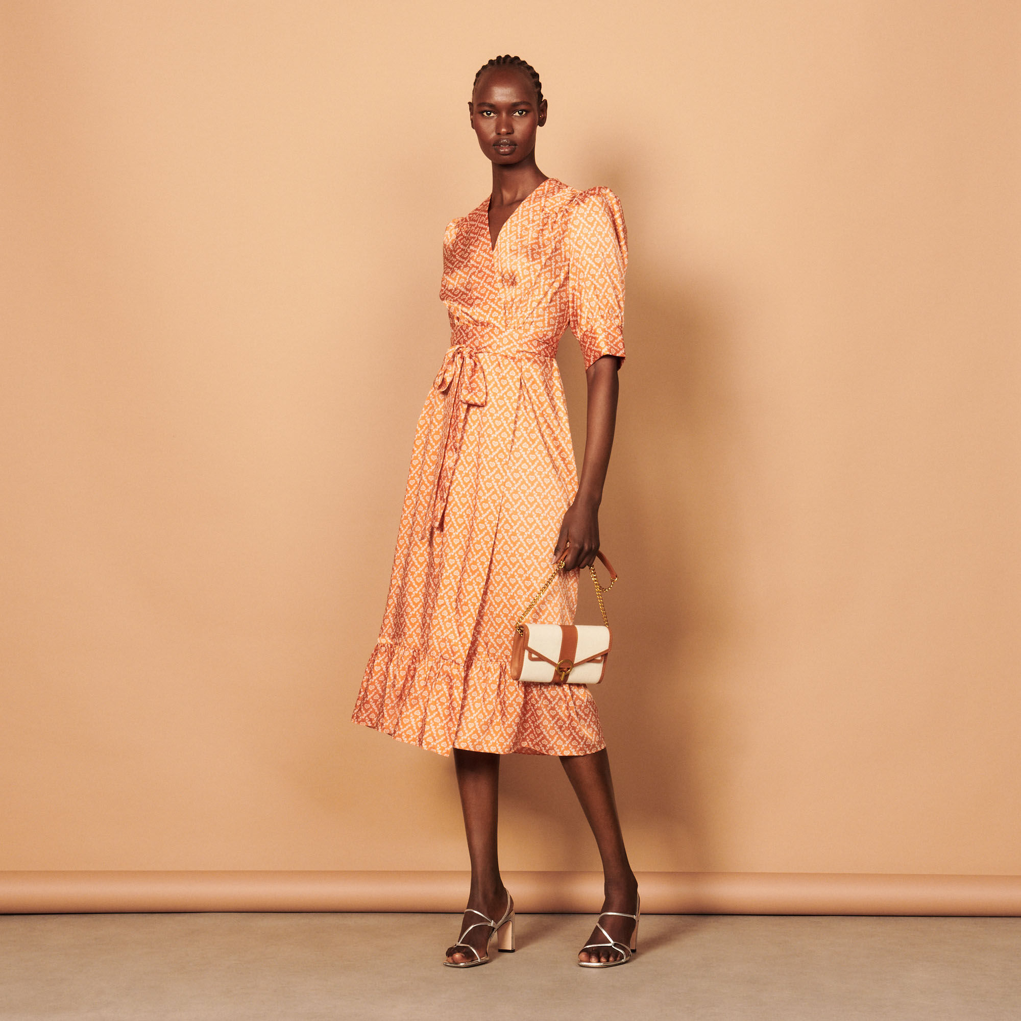 Sandro 2 in outlet 1 wrap dress