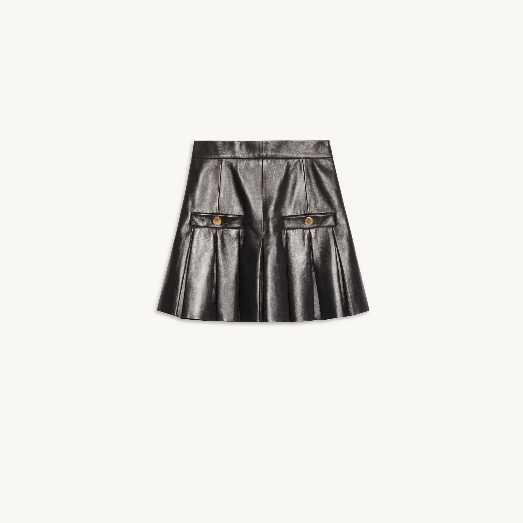Short en new arrivals cuir sandro