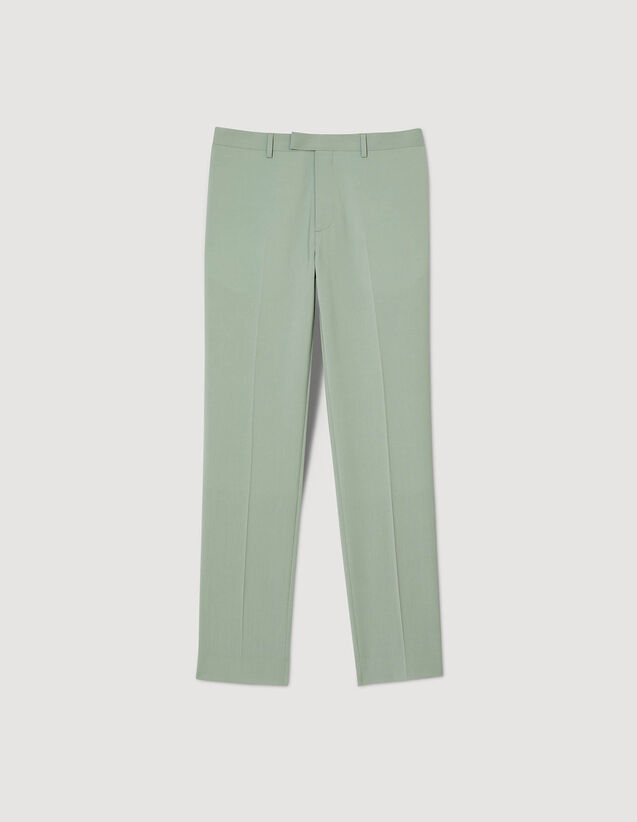 Suit Trousers : Pants & Shorts color Blue Grey