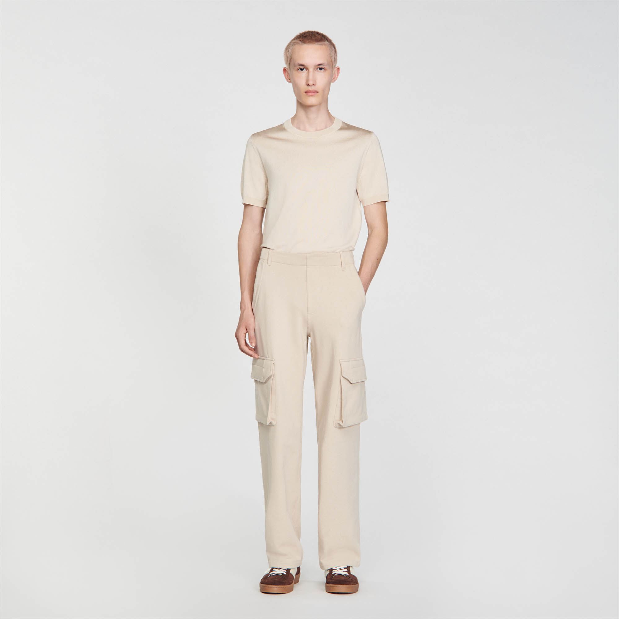 Cargo Jogging Bottoms : Pants & Shorts color Beige
