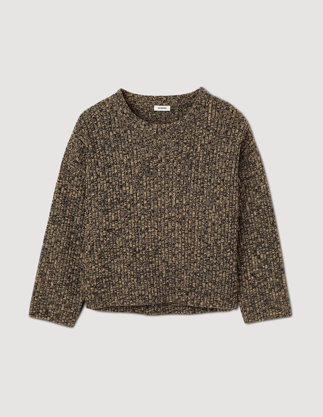 Oversized Knit Jumper : Sweaters & Cardigans color Brown