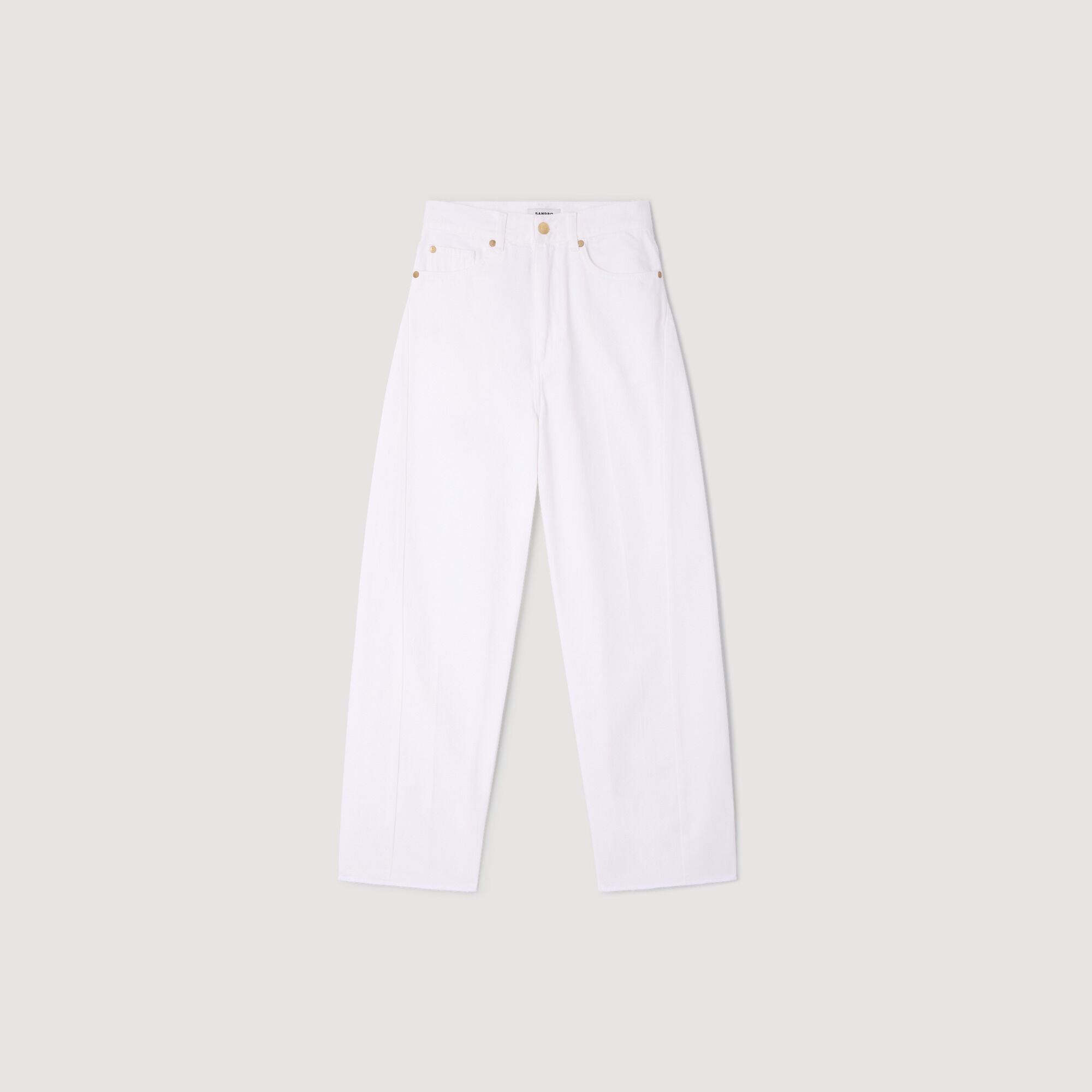 sandro : Jeans color white