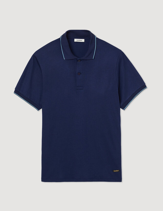 Sandro : T-shirts & Polo shirts color Navy Blue