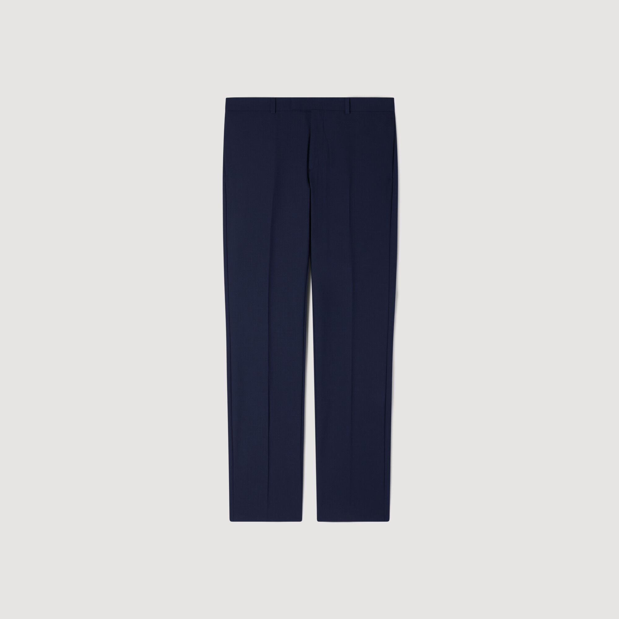 Micro-Check Suit Trousers : Suits & Tuxedos color Navy Blue