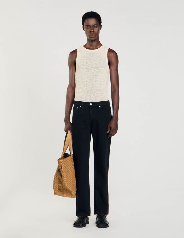 Straight-Fit Jeans : Spring Summer Collection color Black