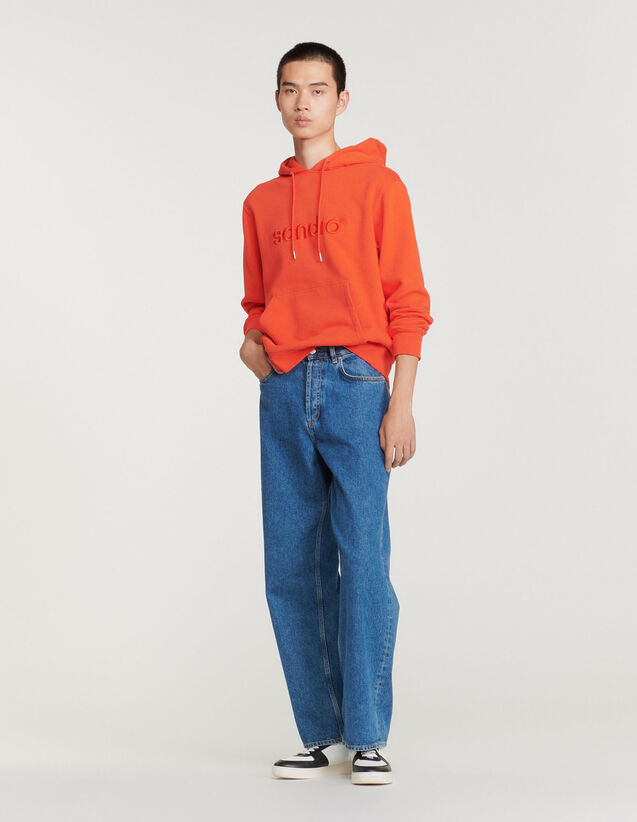 Double S Hoodie : Sweatshirts color Orange