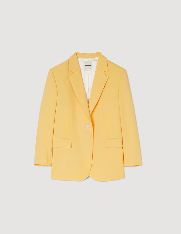 Suit Jacket : Blazers & Jackets color Yellow orange