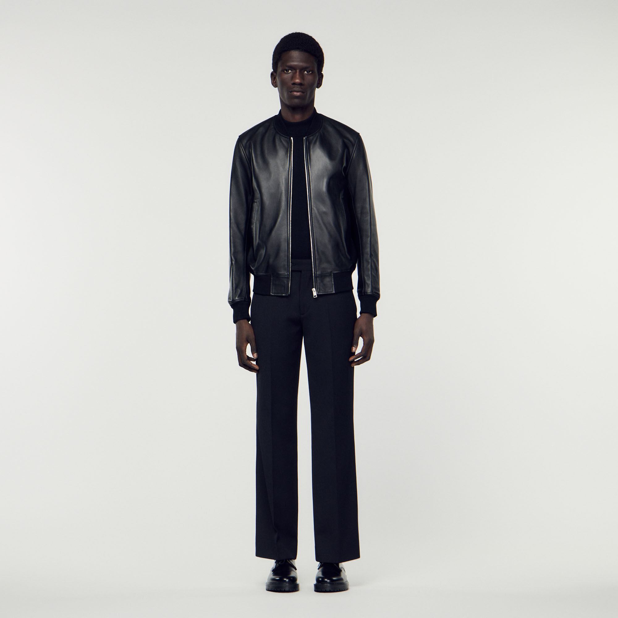 Sandro varsity jacket store