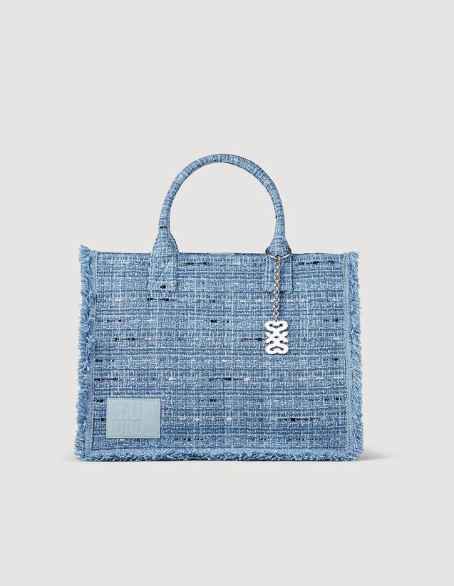 Kasbah Tweed Tote Bag : All Gift Ideas color Blue