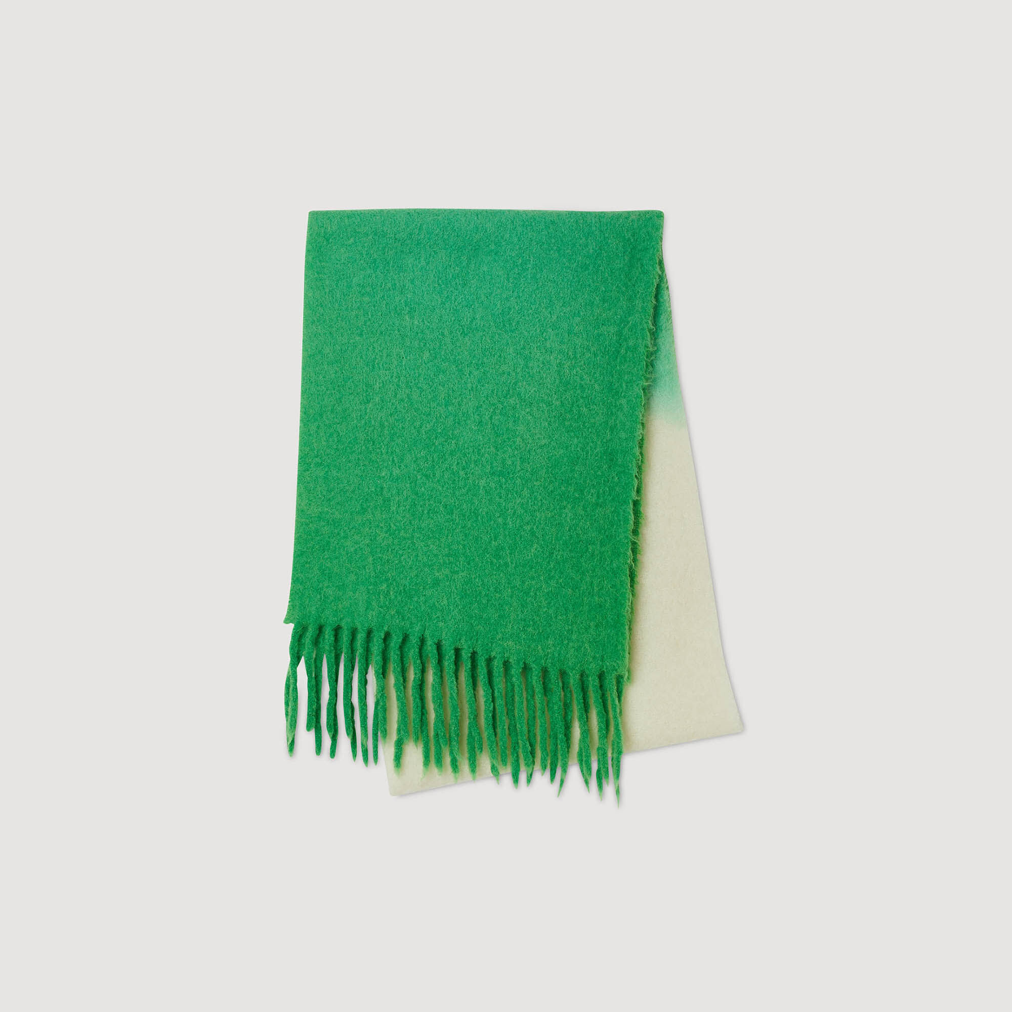Fringed Scarf : Other Accessories&nbsp; color Green