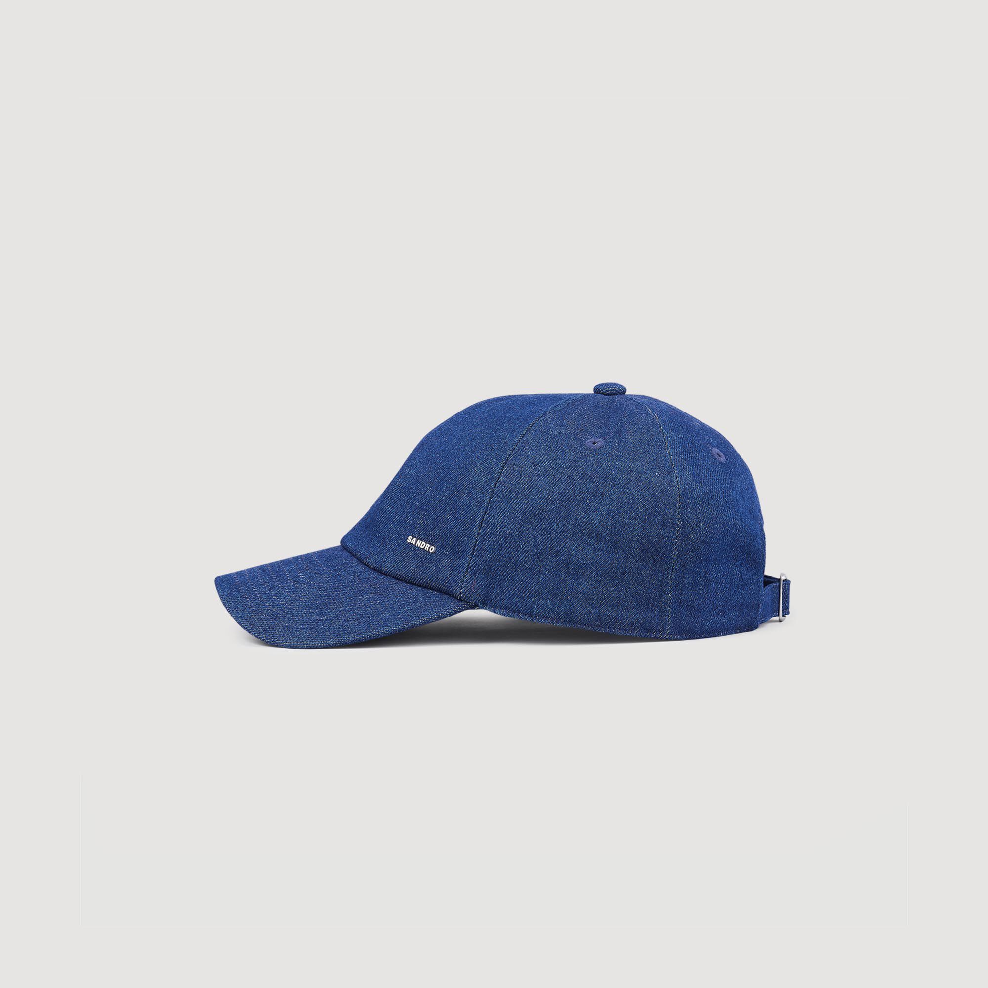 Denim Cap : Other Accessories color Navy Blue