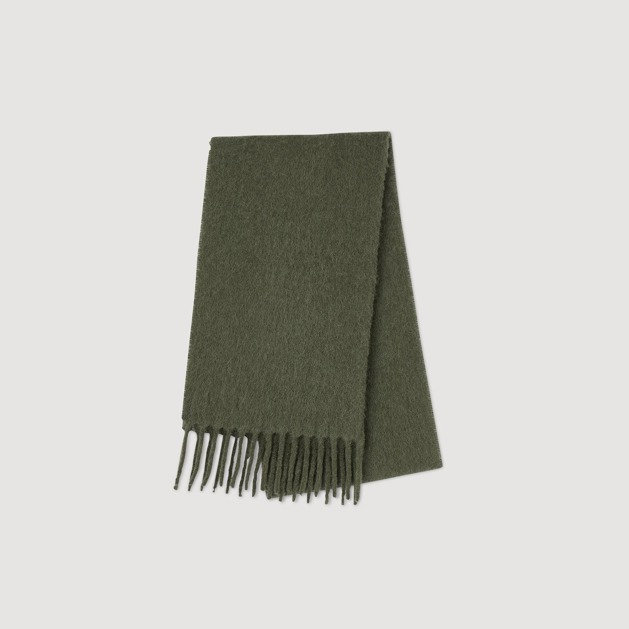 Woven Scarf : Other Accessories color Olive Green