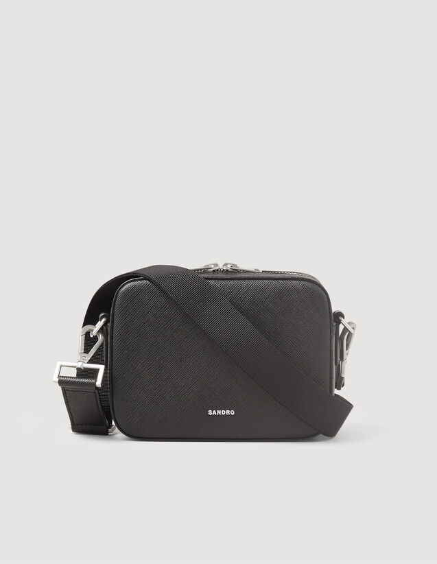 Small Saffiano Leather Bag : Bags color Black