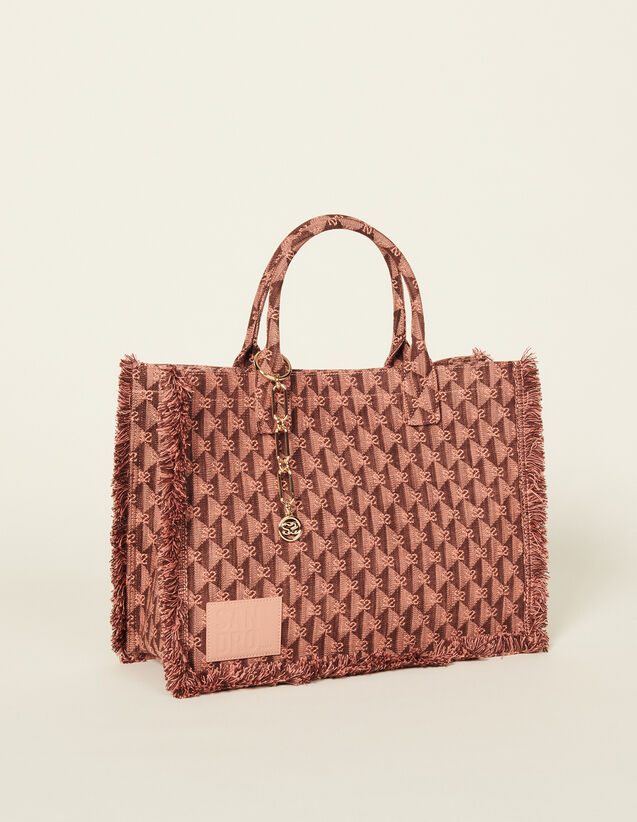 Jacquard Tote Bag : Others Bags color Pink