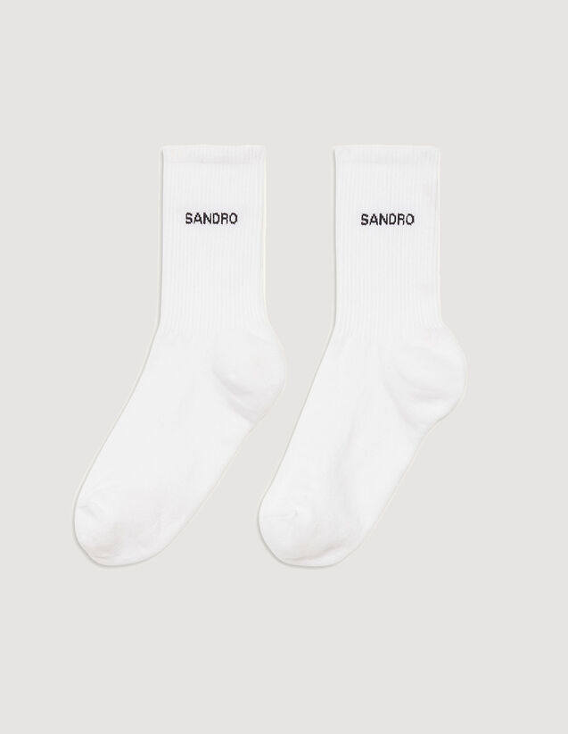 Logo Socks : Socks color white