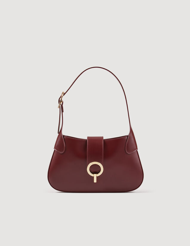 Baguette Bag In Certified Leather : Others Bags color Bordeaux