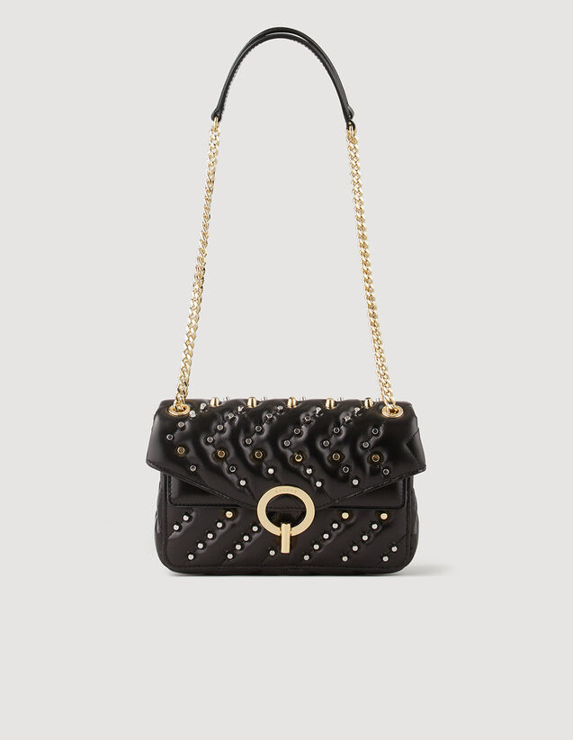 Small Studded Leather Yza Bag : My Yza bag color Black