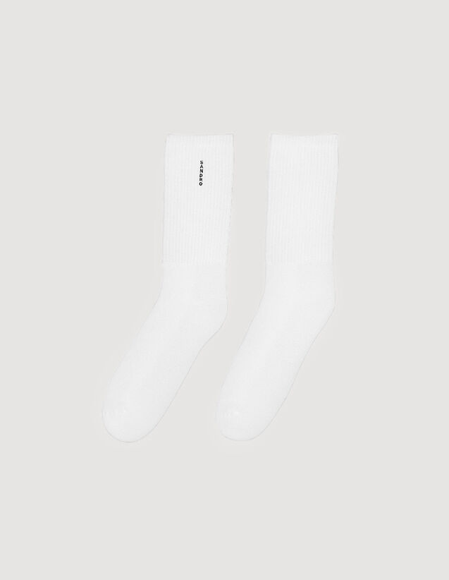 Cotton Socks : Socks color white