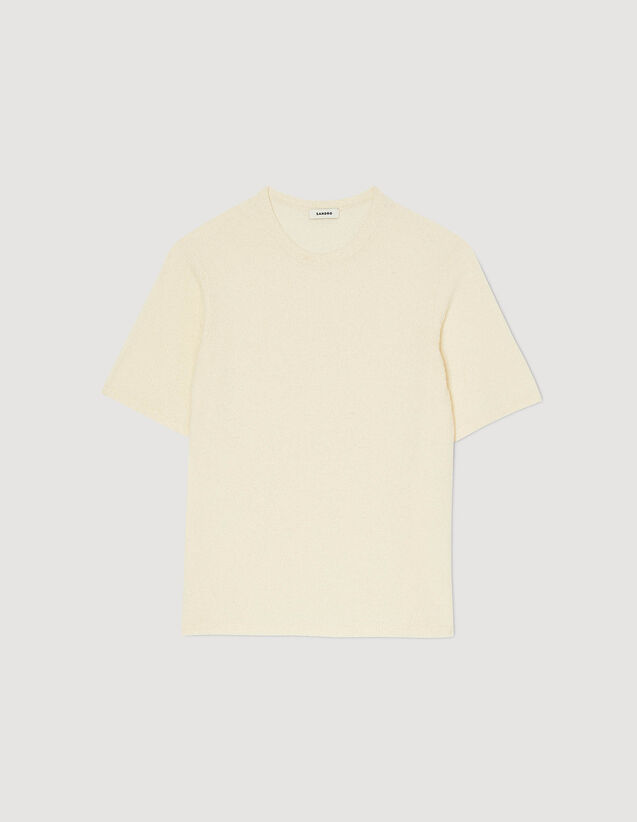 Terry Knit T-Shirt : Shirts color Ecru