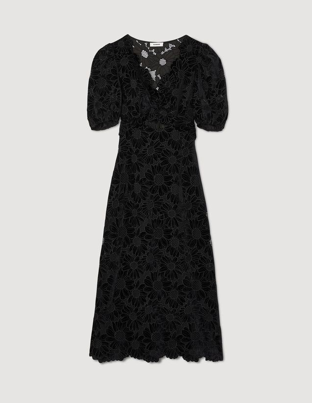 Velvet Maxi Dress : Dresses color Black
