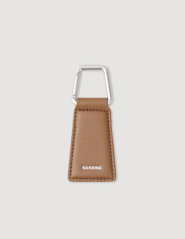 Leather Key Ring : Leather Goods color Camel