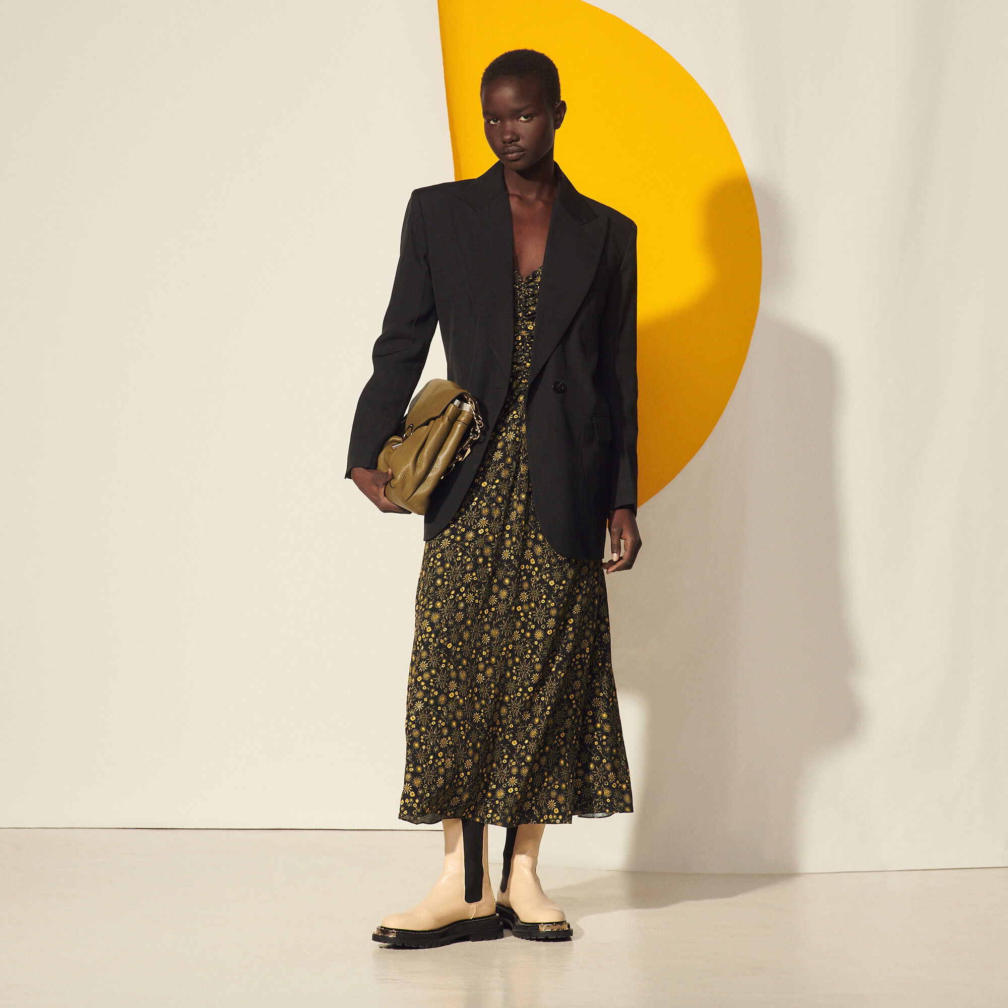 tailored black blazer
