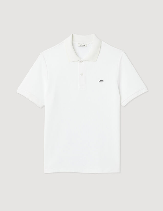 Double S Polo Shirt : T-shirts & Polo shirts color white
