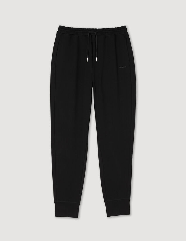 Knitted Jogging Bottoms : Pants & Shorts color Black