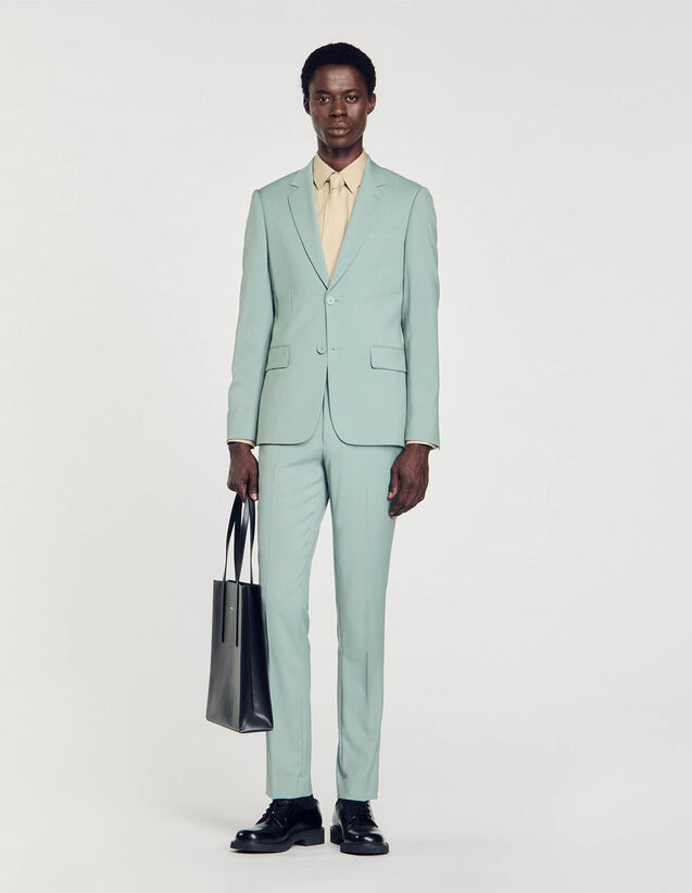 Wool Suit Jacket : Suits & Tuxedos color light green