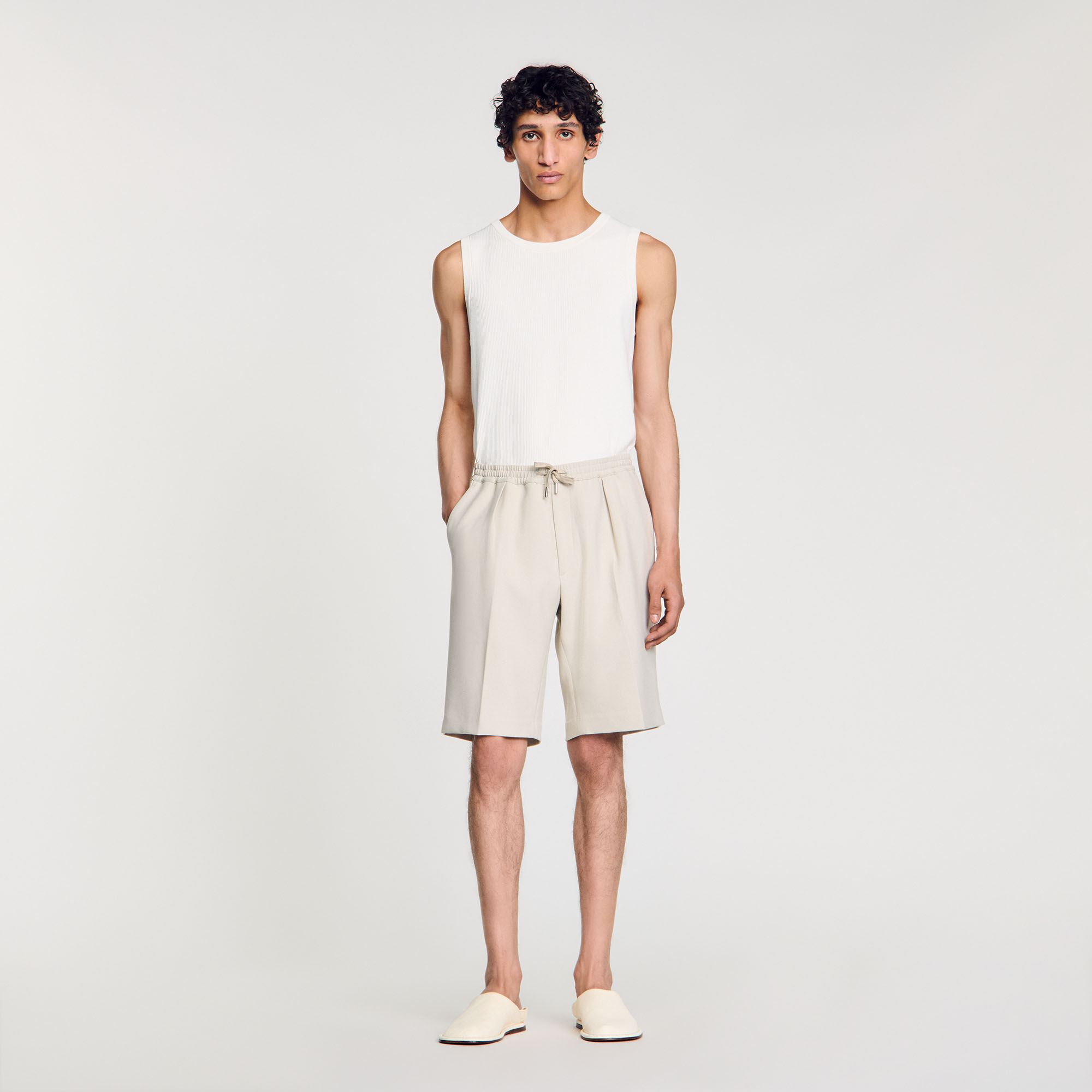 Jersey Bermuda Shorts : Pants & Shorts color Black