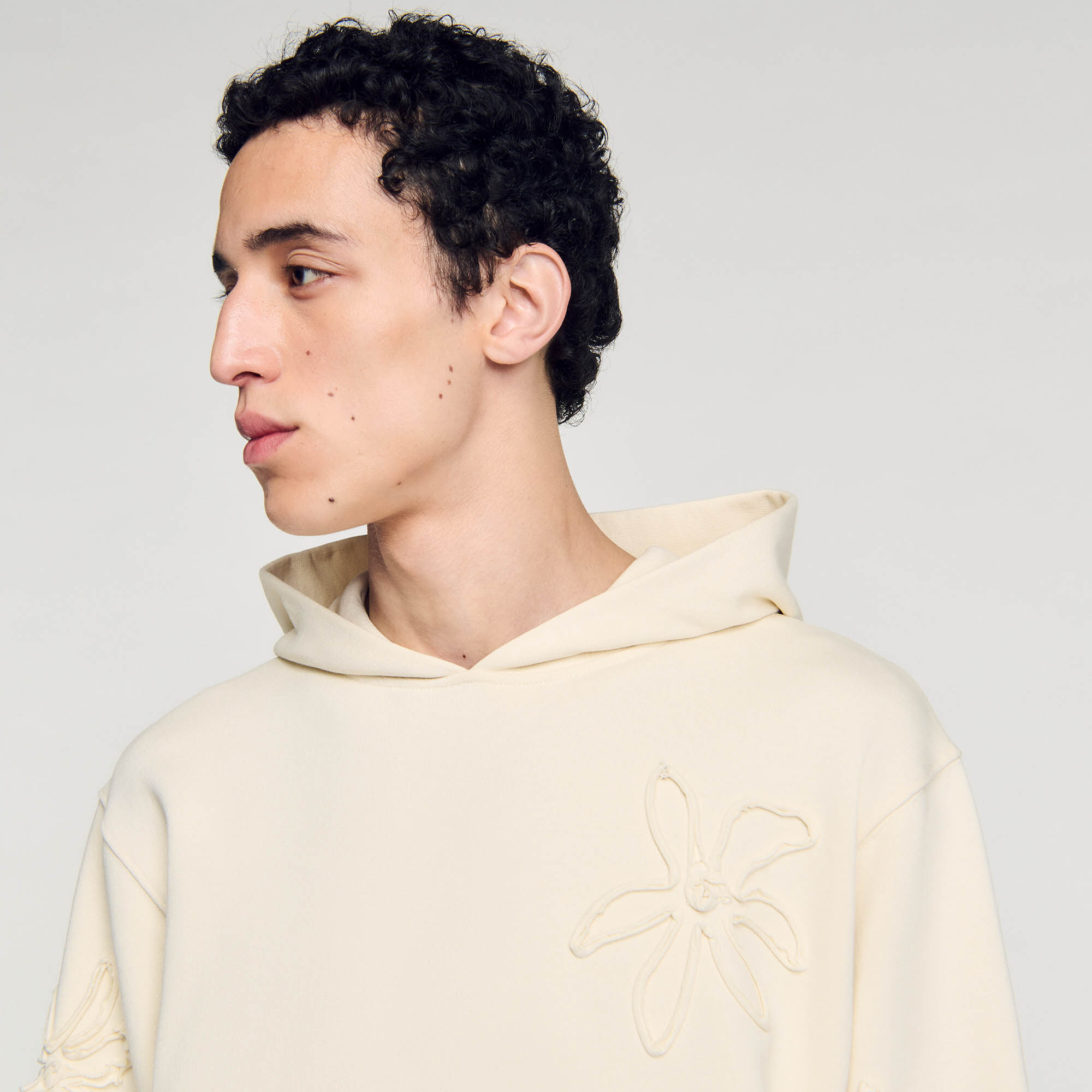 Flower sweatshirt best sale