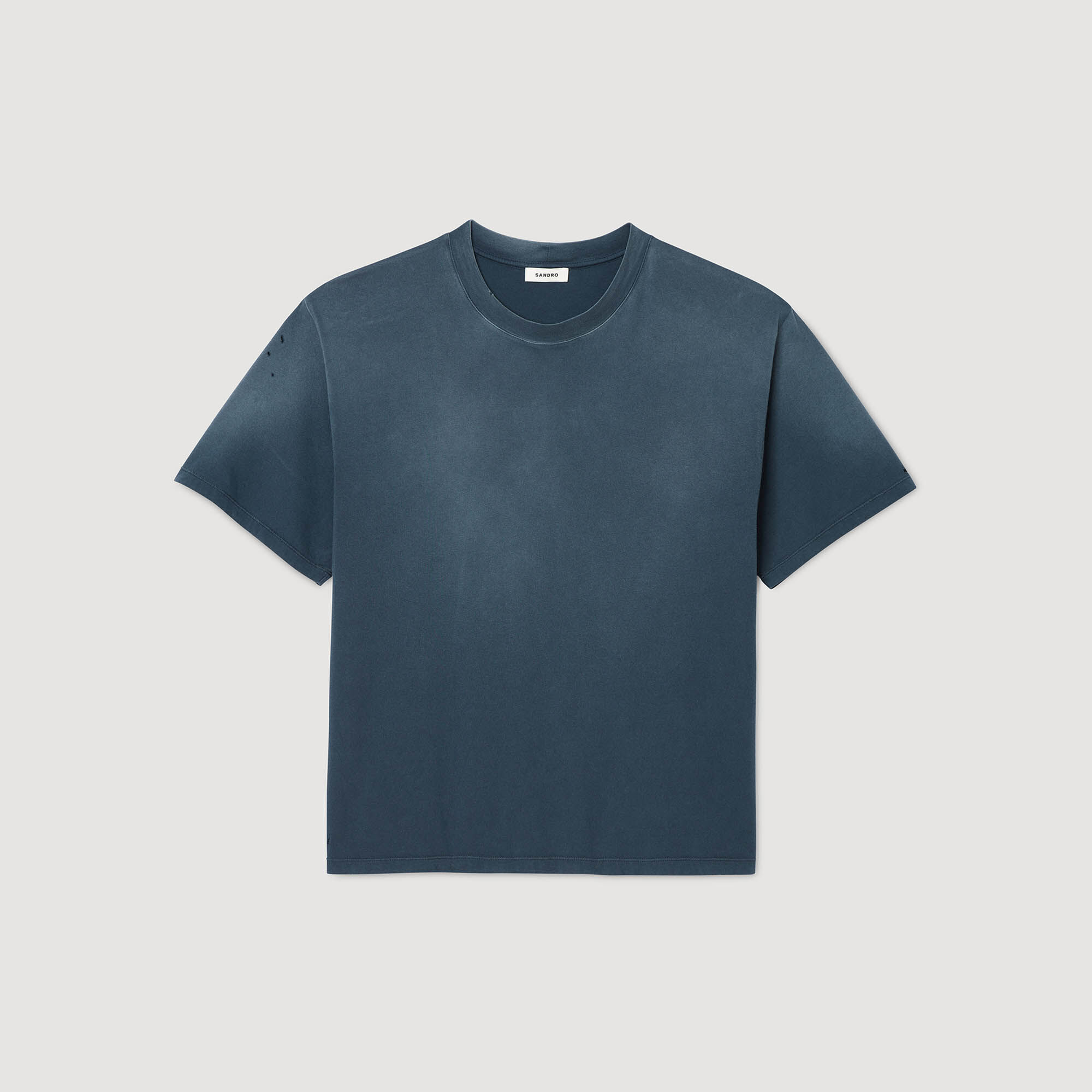 Oversized Cotton T-Shirt : T-shirts & Polo shirts color Midnight Blue