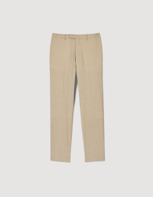 Suit Trousers : Pants & Shorts color Taupe