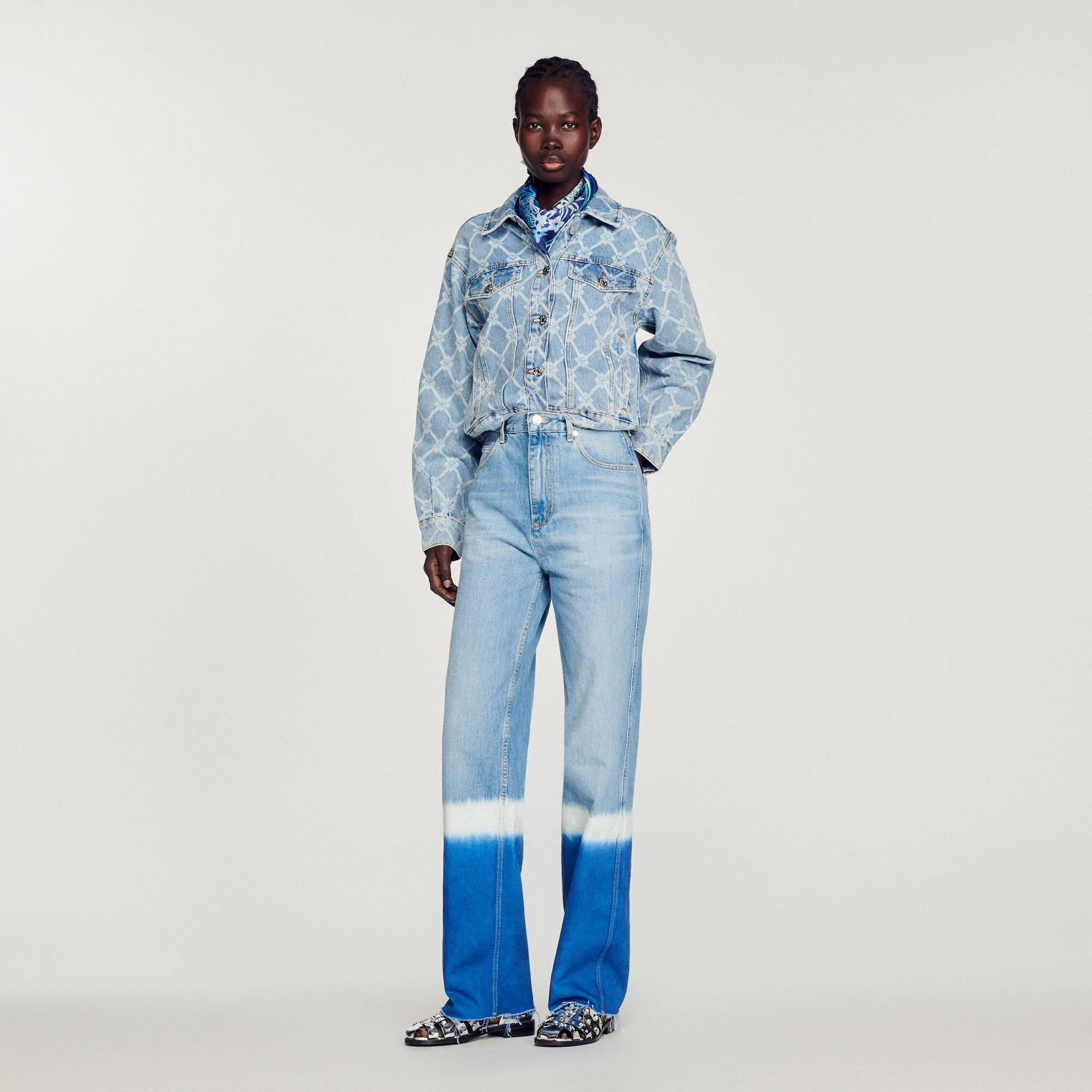 Sandro jeans jacket on sale
