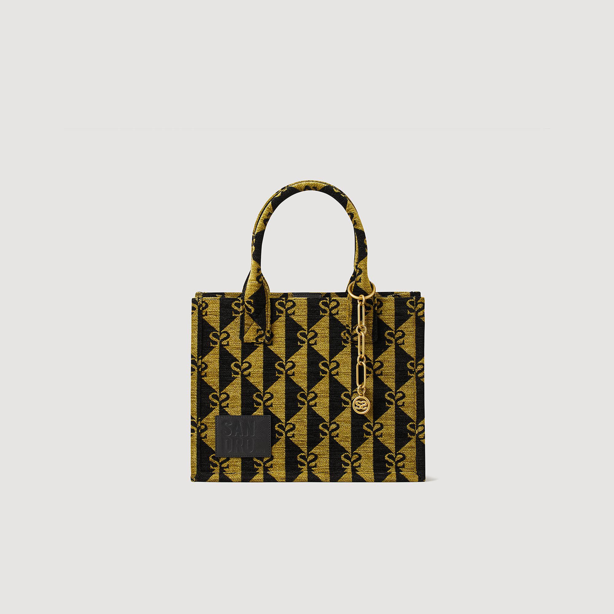 Kasbah Tweed Bag : Bags&nbsp; color Kaki / Black