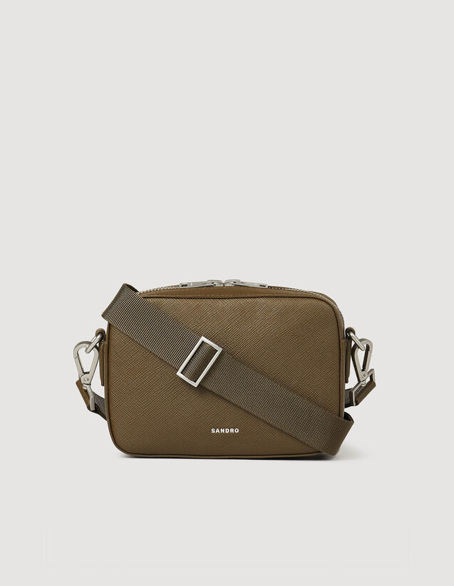 Small Saffiano Leather Bag : Bags color Black