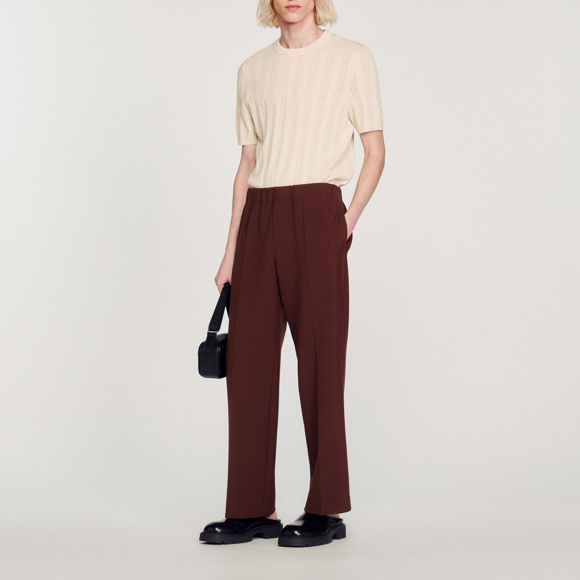Wide-Leg Trousers : Pants & Shorts color 