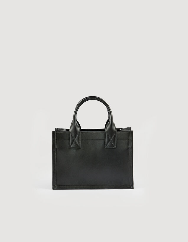 Small Kasbah Tote In Smooth Leather : Others Bags color Black