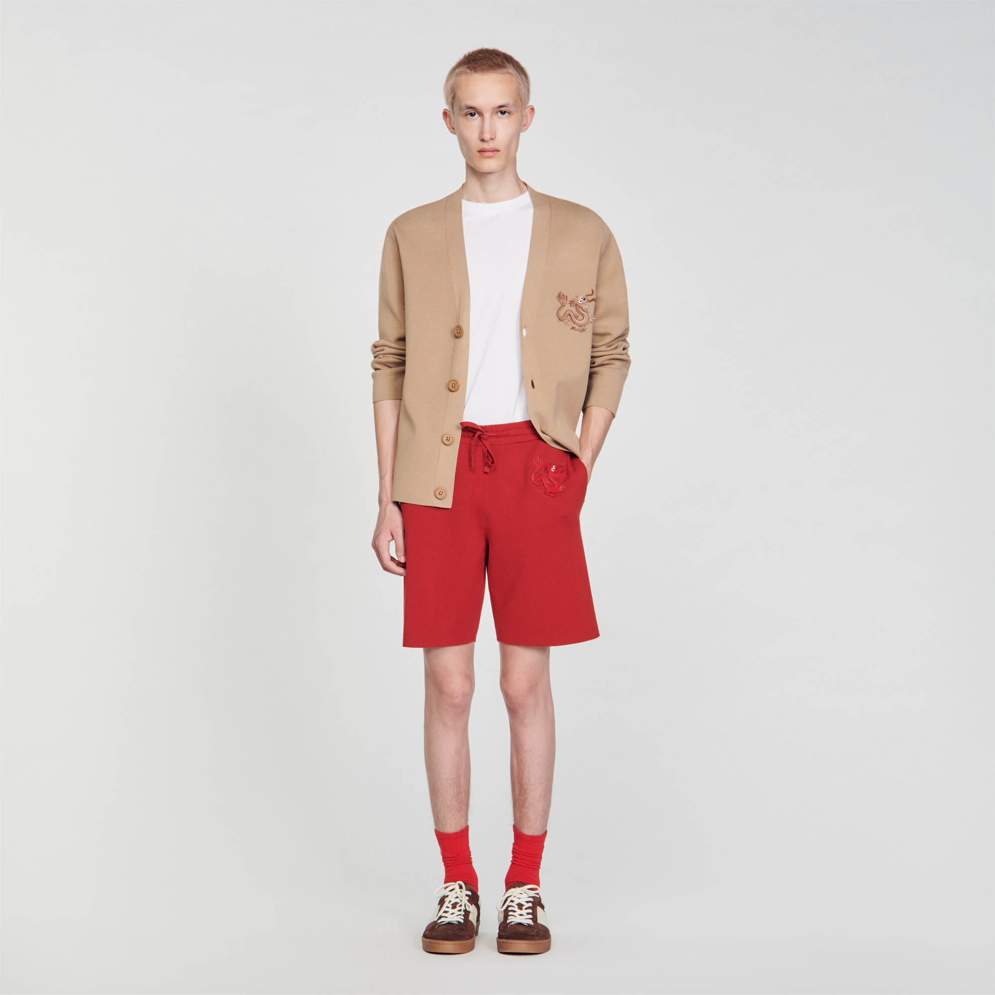Dragon Shorts : Pants & Shorts color Red