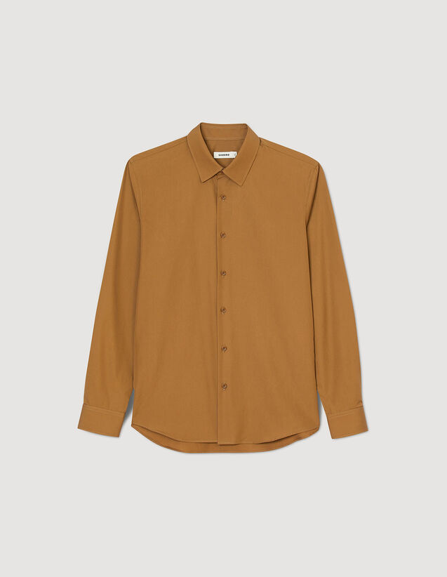 Long-Sleeved Shirt : Shirts color Camel