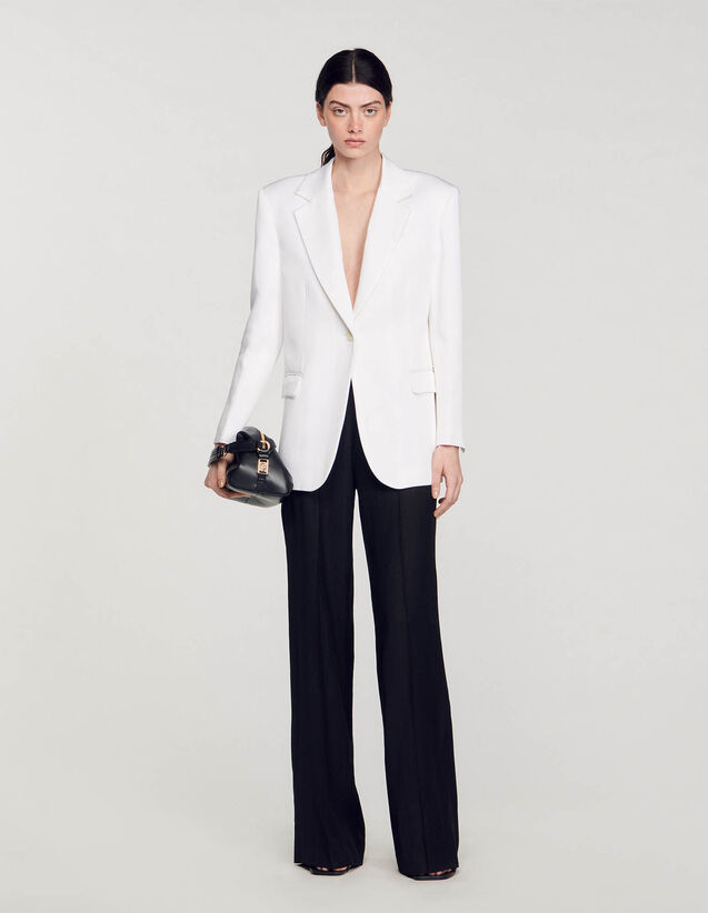 Tailored Jacket : Blazers & Jackets color white