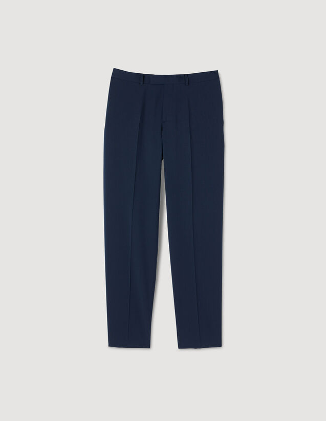 Suit Trousers : Pants & Shorts color Blue
